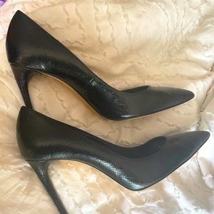 Zara leather pumps